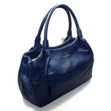 navy blue bags leather